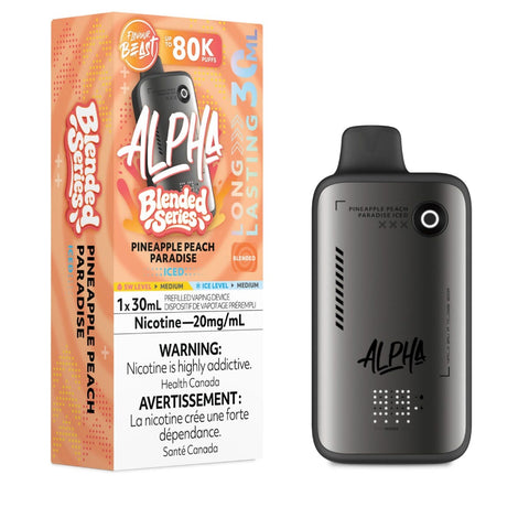 Flavour Beast Alpha 80K Disposable Vape - Pineapple Peach Paradise Iced