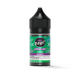 Flavour Beast Nic Salt - Extreme Mint Fuzion Grape (30mL) | Vape Cloud Canada