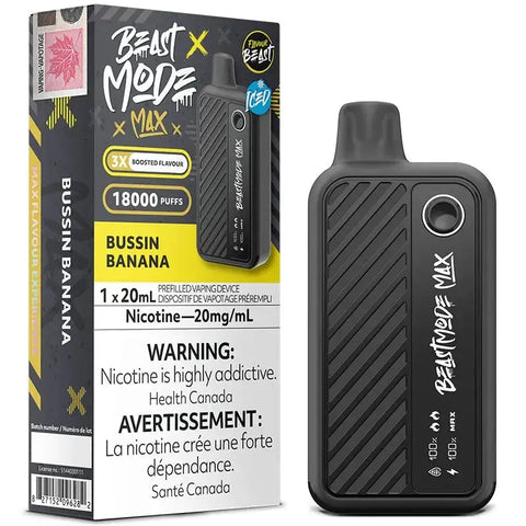 Flavour Beast - Beast Mode Max 18k | Vape Cloud Canada Pacific Smoke 20mg-ON-Tax-Bussin-Banana-Iced 41.99  Vape Cloud