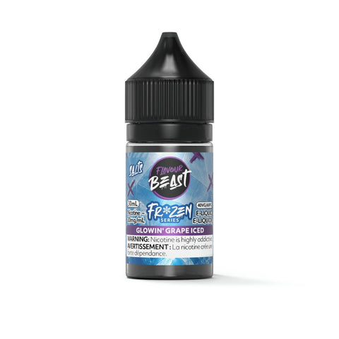 Flavour Beast Nic Salt 30mL - Frozen Glowin' Grape Iced