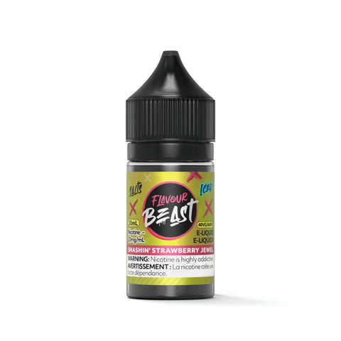 Flavour Beast Nic Salt 30mL - Smashin' Strawberry Jewel Iced