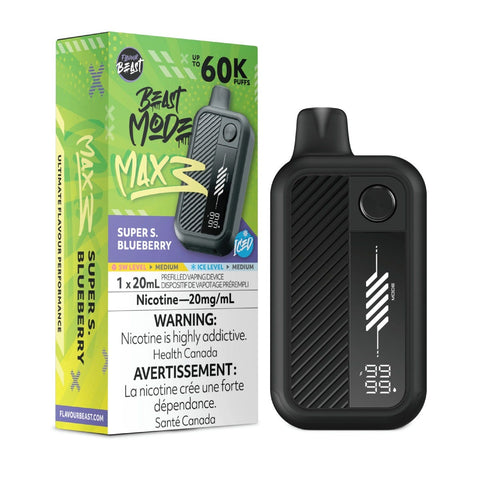 Flavour Beast - Beast Mode Max 3 - Super S. Blueberry Iced