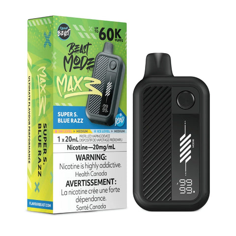Flavour Beast - Beast Mode Max 3 - Super S. Blue Razz Iced