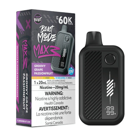 Flavour Beast - Beast Mode Max 3 - Groovy Grape Passionfruit Iced