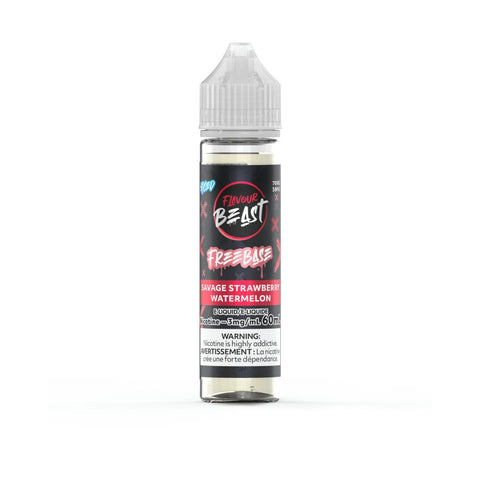 Flavour Beast Nic Salt 60mL - Savage Strawberry Watermelon Iced