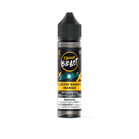 Flavour Beast Nic Salt 60mL - Blastin' Banana Mango Iced
