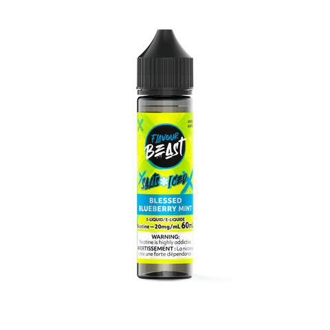 Flavour Beast Nic Salt 60mL - Blessed Blueberry Mint Ice
