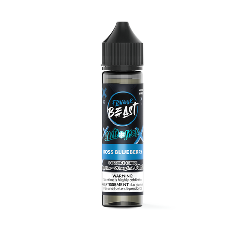Flavour Beast Nic Salt 60mL - Boss Blueberry Iced