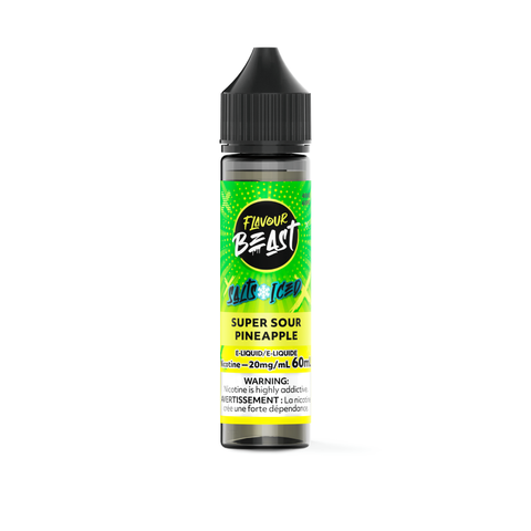 Flavour Beast Nic Salt 60mL - Super Sour Pineapple Iced