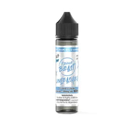 Pacific Smoke Flavour Beast E-Liquid 60ML salt nicotine bottle with epic blue razz lemon flavor, detailed label on the bottle.