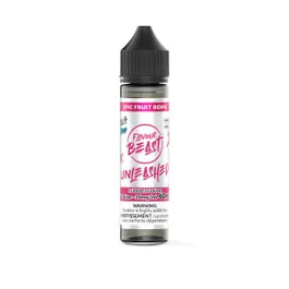 Pacific Smoke Flavour Beast E-Liquid 60ML with Epic Fruit Bomb flavor and 20mg salt nicotine in a sleek bottle.