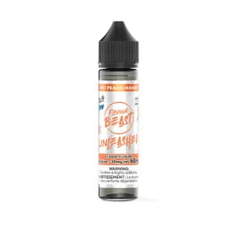 Pacific Smoke Flavour Beast E-Liquid 60ML with epic peach mango flavor and 20mg salt nicotine in a sleek bottle.