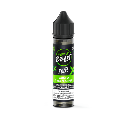 Flavour Beast Nic Salt 60mL - Gusto Green Apple