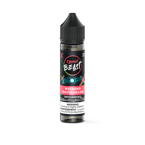 Flavour Beast Nic Salt 60mL - Weekend Watermelon Iced