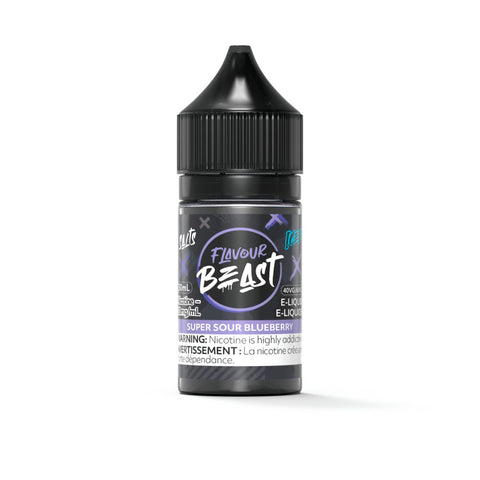 Flavour Beast Nic Salt 30mL - Super Sour Blueberry Iced