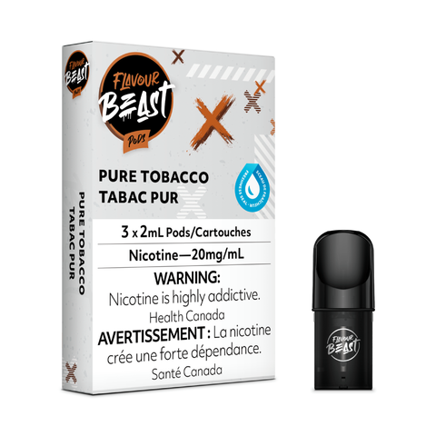 Flavour Beast S Pods - Pure Tobacco | Vape Cloud Canada