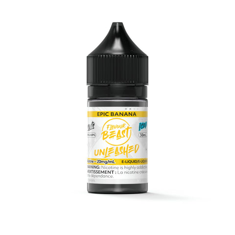 Flavour Beast Unleashed Nic Salt - Epic Banana Iced (30mL) | Vape Cloud Canada