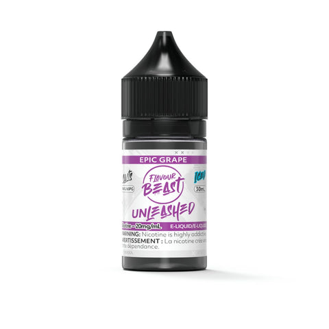 Flavour Beast Unleashed Nic Salt - Epic Grape Iced (30mL) | Vape Cloud Canada