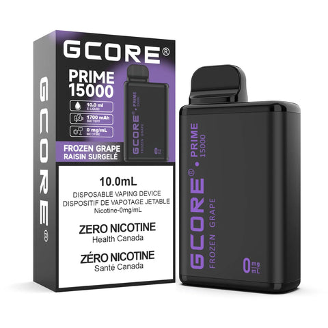 GCore Prime 15000 - Nicotine Free GCore Frozen-Grape 31.50  Vape Cloud