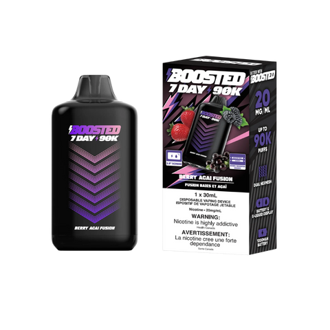 Boosted 7 Day 90K Disposable Vape | 30mL | 90,000 Puffs Vape Cloud Boosted 7 Day 90K Disposable Vape | 30mL | 90,000 Puffs Vape Cloud