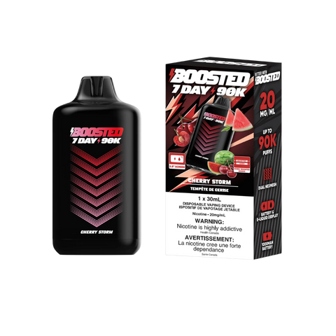 Boosted 7 Day 90K Disposable Vape | 30mL | 90,000 Puffs Vape Cloud Boosted 7 Day 90K Disposable Vape | 30mL | 90,000 Puffs Vape Cloud