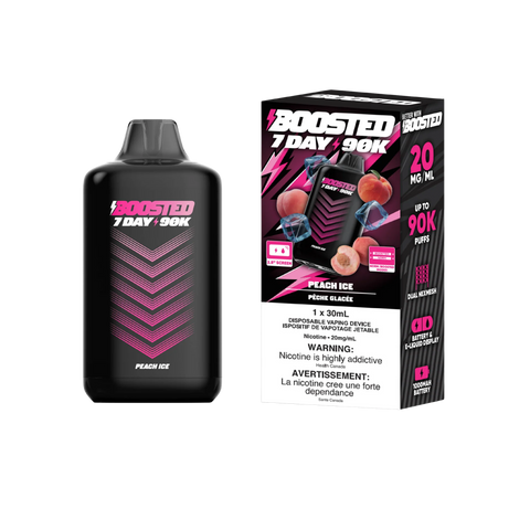 Boosted 7 Day 90K Disposable Vape | 30mL | 90,000 Puffs Vape Cloud Boosted 7 Day 90K Disposable Vape | 30mL | 90,000 Puffs Vape Cloud