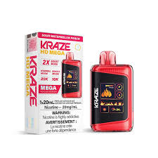 Kraze HD Mega 20k - Sour Watermelon Peach | Vape Cloud Canada