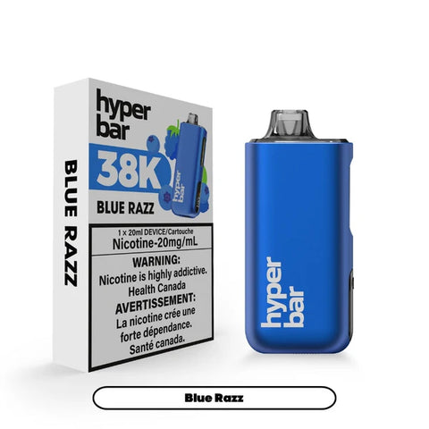 Hyperbar BE38000 - Blue Razz | Vape Cloud Canada