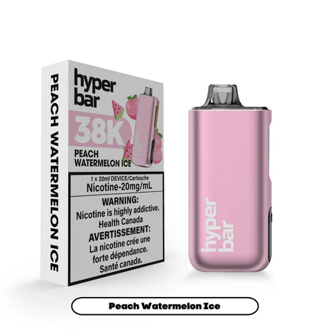 Hyperbar BE38000 - Peach Watermelon Ice | Vape Cloud Canada