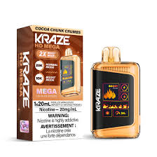 Kraze HD Mega 20k - Cocoa Chunk Crumbs | Vape Cloud Canada