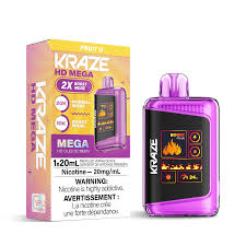 Kraze HD Mega 20k - Fruit G Ice | Vape Cloud Canada