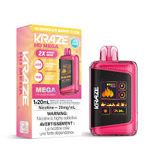 Kraze HD Mega 20k - Norwegian Berry G Ice | Vape Cloud Canada