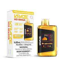 Kraze HD Mega 20k - Pineapple Apple Mango Ice | Vape Cloud Canada