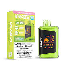 Kraze HD Mega 20k - Sour Slam G Ice | Vape Cloud Canada