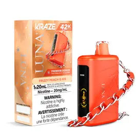 Kraze Luna Disposable | Vape Cloud Canada Pacific Smoke 20mg-ON-Tax-Frizzy-Peach-G-Ice 42.99  Vape Cloud