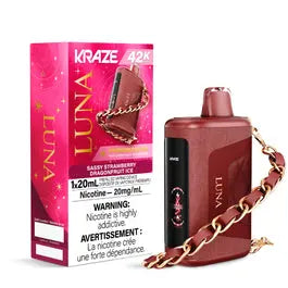 Kraze Luna Disposable | Vape Cloud Canada Pacific Smoke 20mg-ON-Tax-Sassy-Strawberry-Dragonfruit-Ice 42.99  Vape Cloud