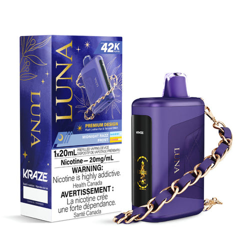 Kraze Luna Disposable | Vape Cloud Canada Pacific Smoke    Vape Cloud