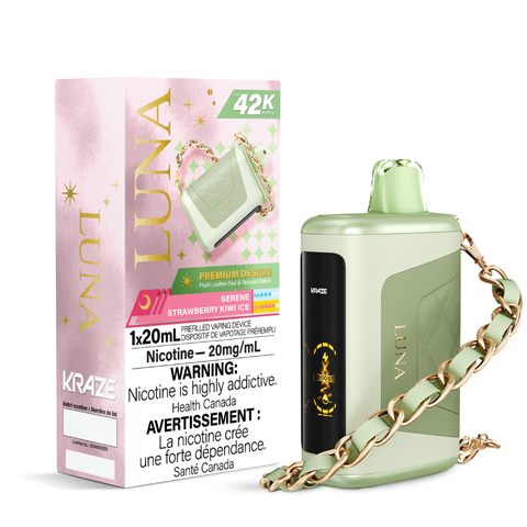 Kraze Luna Disposable - Serene Strawberry Kiwi Ice