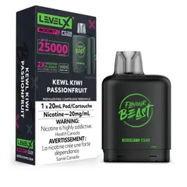 Level X Boost - Flavour Beast - Kewl Kiwi Passionfruit | Vape Cloud Canada