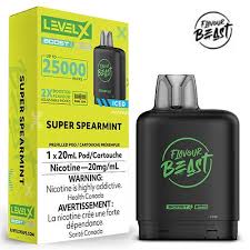 Level X Boost - Flavour Beast - Super Spearmint | Vape Cloud Canada