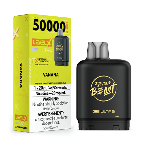 Level X G2 Ultra 20mL Pods - Vanana