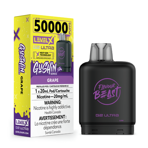 Level X G2 Ultra 20mL Pods - Gushin Grape