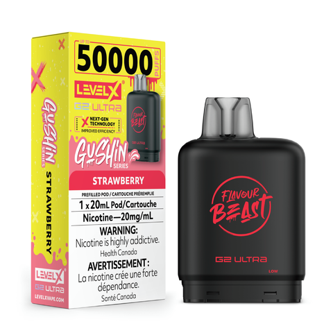 Level X G2 Ultra 20mL Pods - Gushin Strawberry