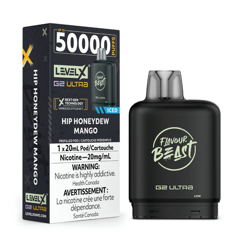 Level X G2 Ultra 20mL Pods - Hip Honeydew Mango Iced