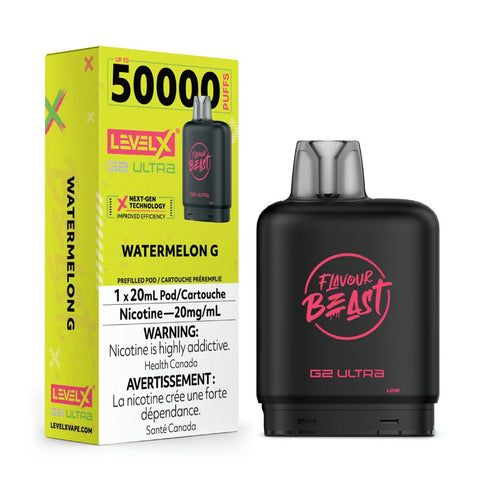 Level X G2 Ultra 20mL Pods - Watermelon G