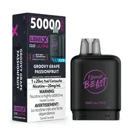 Level X G2 Ultra - Flavour Beast | Vape Cloud Canada Pacific Smoke 20mg-ON-Tax-Groovy-Grape-Passionfruit 34.99  Vape Cloud