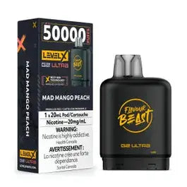 Level X G2 Ultra - Flavour Beast | Vape Cloud Canada Pacific Smoke 20mg-ON-Tax-Mad-Mango-Peach 34.99  Vape Cloud