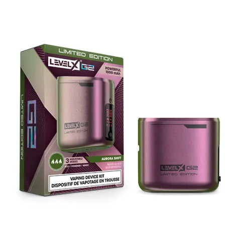 Level X Boost - G2 Base 1000 Device | Vape Cloud Canada Pacific Smoke Aurora-Shift 10.99  Vape Cloud