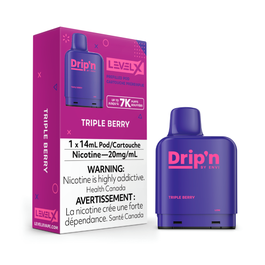 Level X 7k - Drip'n - Triple Berry | Vape Cloud Canada