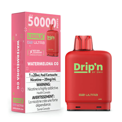 Level X G2 Ultra Flavour Beast Unleashed / Drip'n | Vape Cloud Canada Pacific Smoke 20mg ON Tax / Drip'n Watermelona CG 34.99  Vape Cloud